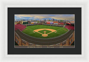 Robison Field 1919 - Framed Print