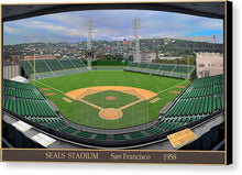 Load image into Gallery viewer, Seals Stadium 1958 - Canvas Print
