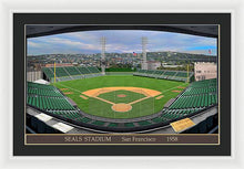 Load image into Gallery viewer, Seals Stadium 1958 - Framed Print
