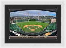 Load image into Gallery viewer, Seals Stadium 1958 - Framed Print
