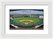 Load image into Gallery viewer, Seals Stadium 1958 - Framed Print
