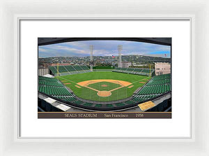 Seals Stadium 1958 - Framed Print