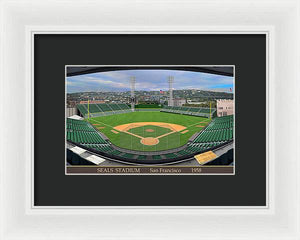 Seals Stadium 1958 - Framed Print