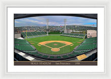 Load image into Gallery viewer, Seals Stadium 1958 - Framed Print
