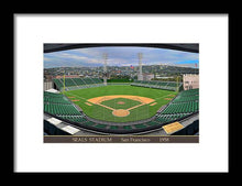 Load image into Gallery viewer, Seals Stadium 1958 - Framed Print
