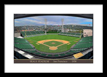 Load image into Gallery viewer, Seals Stadium 1958 - Framed Print
