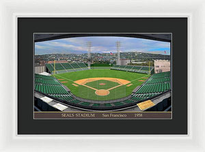 Seals Stadium 1958 - Framed Print