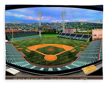 Load image into Gallery viewer, Seals Stadium 1958 - Blanket
