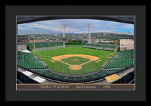 Load image into Gallery viewer, Seals Stadium 1958 - Framed Print
