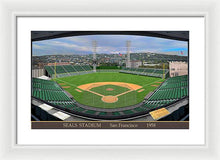 Load image into Gallery viewer, Seals Stadium 1958 - Framed Print
