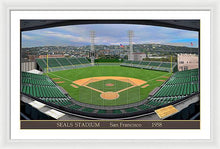 Load image into Gallery viewer, Seals Stadium 1958 - Framed Print
