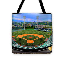 Load image into Gallery viewer, Seals Stadium 1958 - Tote Bag
