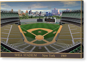 Shea Stadium 1969 - Canvas Print