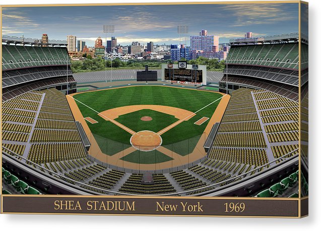 Shea Stadium 1969 - Canvas Print