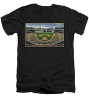 Load image into Gallery viewer, Shea Stadium 1969 - Men's V-Neck T-Shirt
