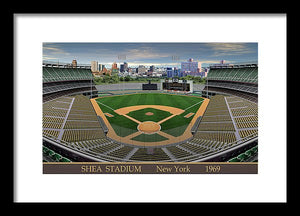 Shea Stadium 1969 - Framed Print