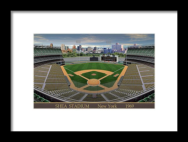 Shea Stadium 1969 - Framed Print