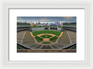 Shea Stadium 1969 - Framed Print