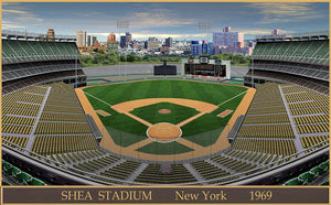 Shea Stadium 1969 - Art Print