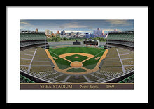 Load image into Gallery viewer, Shea Stadium 1969 - Framed Print
