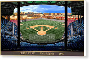 Shibe Park 1909 - Canvas Print