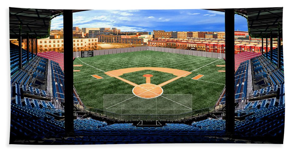 Shibe Park 1909 - Beach Towel