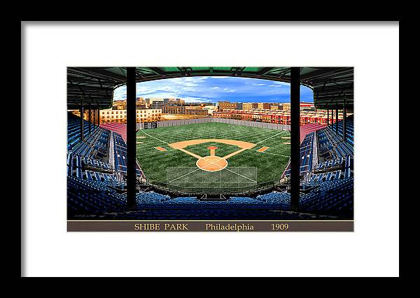 Shibe Park 1909 - Framed Print