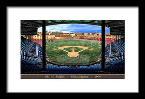 Shibe Park 1909 - Framed Print