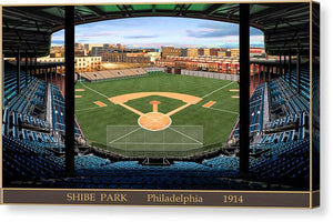 Shibe Park 1914 - Canvas Print