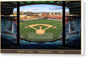 Shibe Park 1914 - Canvas Print