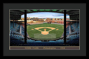 Shibe Park 1914 - Framed Print