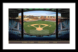 Shibe Park 1914 - Framed Print