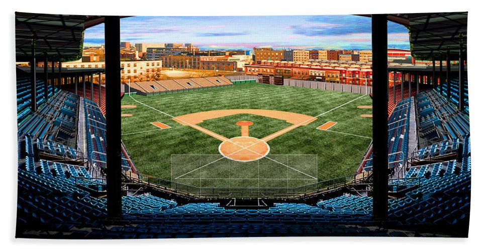 Shibe Park 1914 - Beach Towel