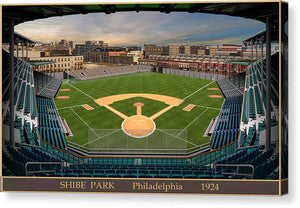 Shibe Park 1924 - Canvas Print