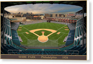 Shibe Park 1924 - Canvas Print