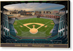 Shibe Park 1924 - Canvas Print