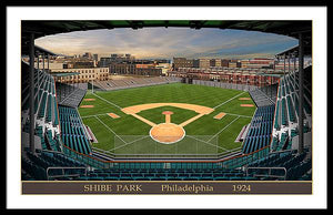 Shibe Park 1924 - Framed Print