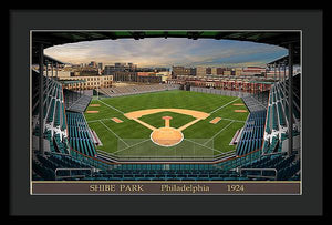 Shibe Park 1924 - Framed Print