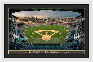 Shibe Park 1924 - Framed Print