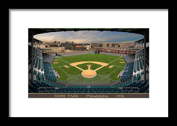 Shibe Park 1924 - Framed Print