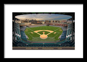 Shibe Park 1924 - Framed Print