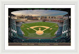 Shibe Park 1924 - Framed Print