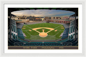 Shibe Park 1924 - Framed Print