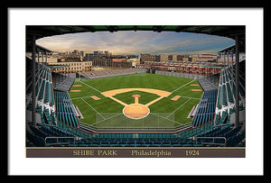 Shibe Park 1924 - Framed Print