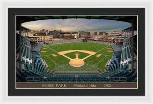 Shibe Park 1924 - Framed Print