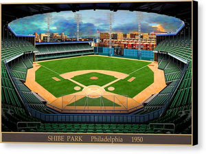 Shibe Park 1950 - Canvas Print