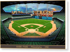 Shibe Park 1950 - Canvas Print