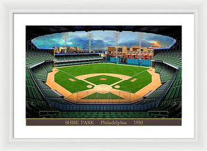 Shibe Park 1950 - Framed Print