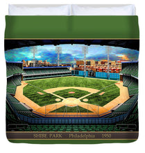 Load image into Gallery viewer, Shibe Park 1950 - Duvet Cover
