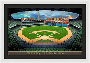 Shibe Park 1950 - Framed Print